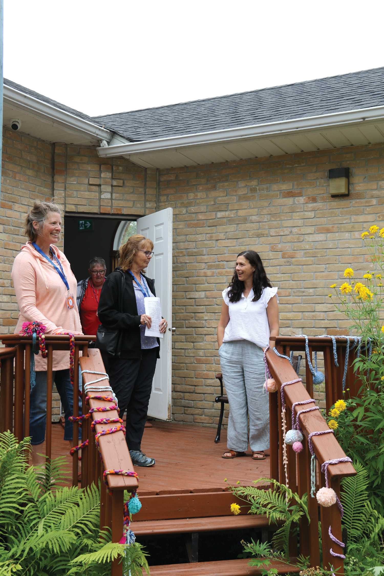 Communities in Bloom Judges at the Moosomin Visual Arts Centre last year.
